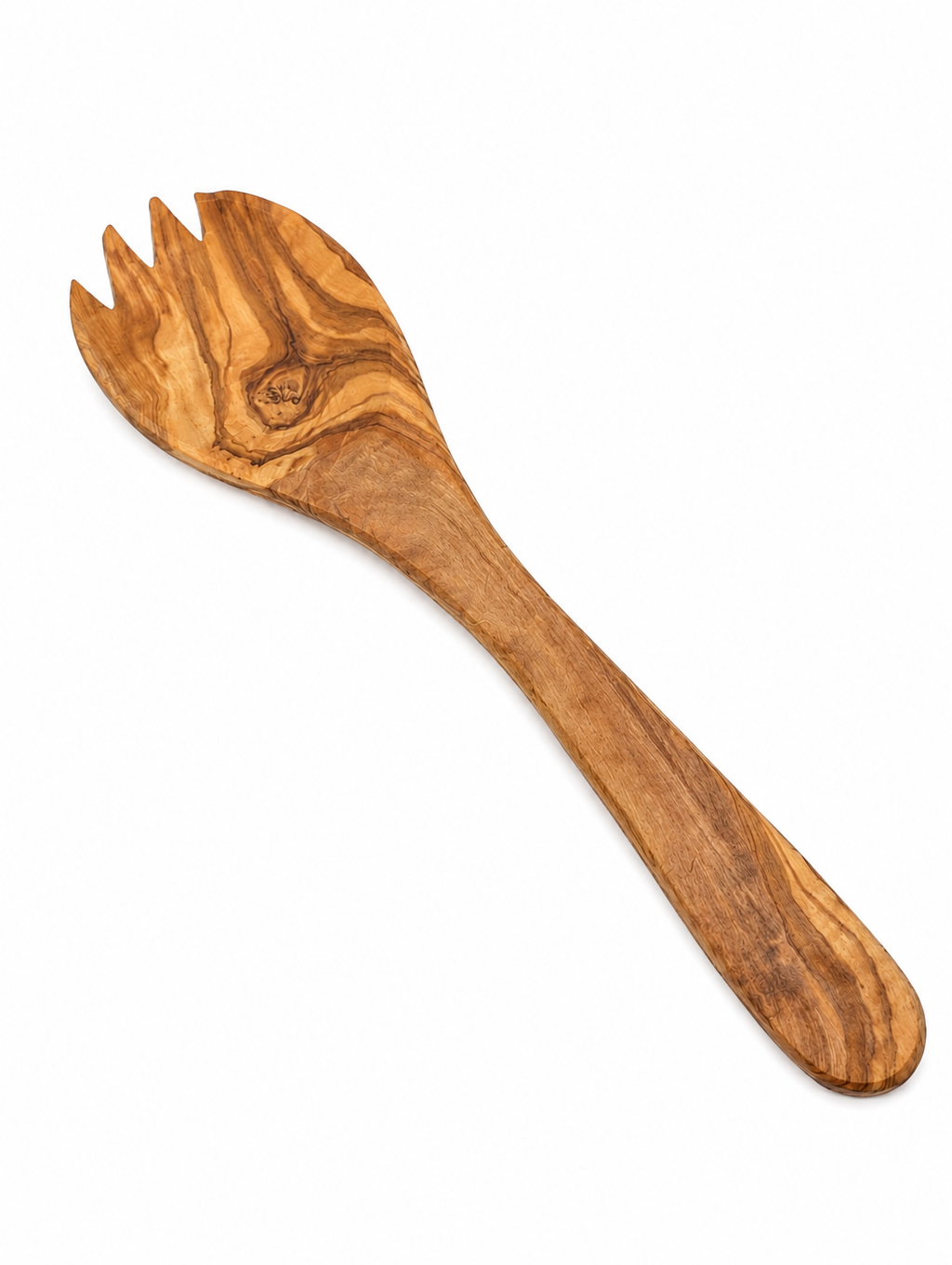 Handcrafted Olive Wood Serving Spoon