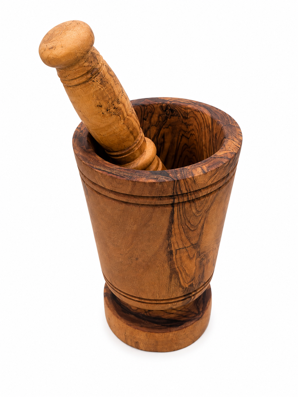 Olive Wood Mortar and Pestle