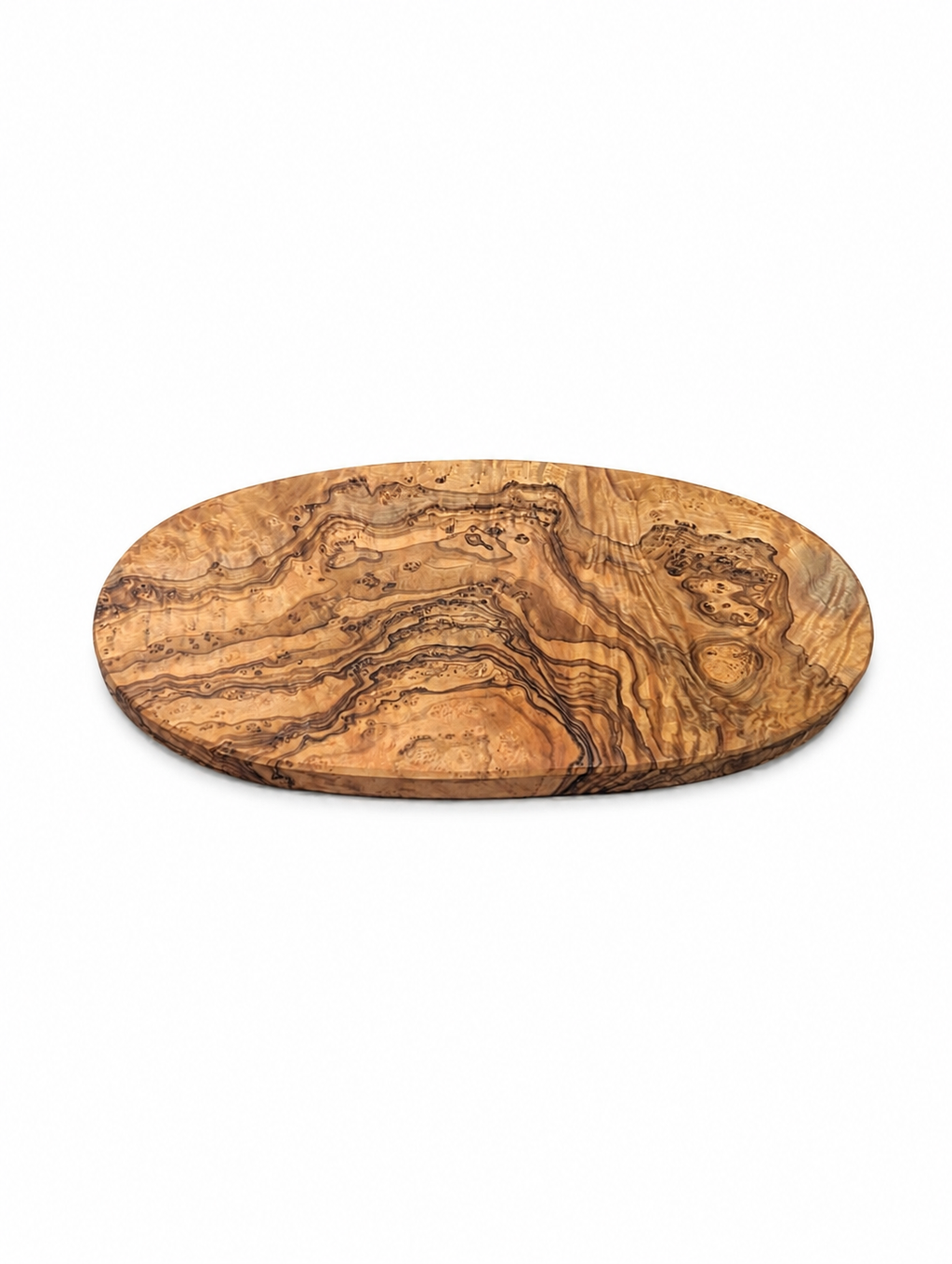 Handcrafted Olive Wood Serving Board – Natural Grain Cutting Board