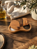 Olive Wood Salt and Pepper Container