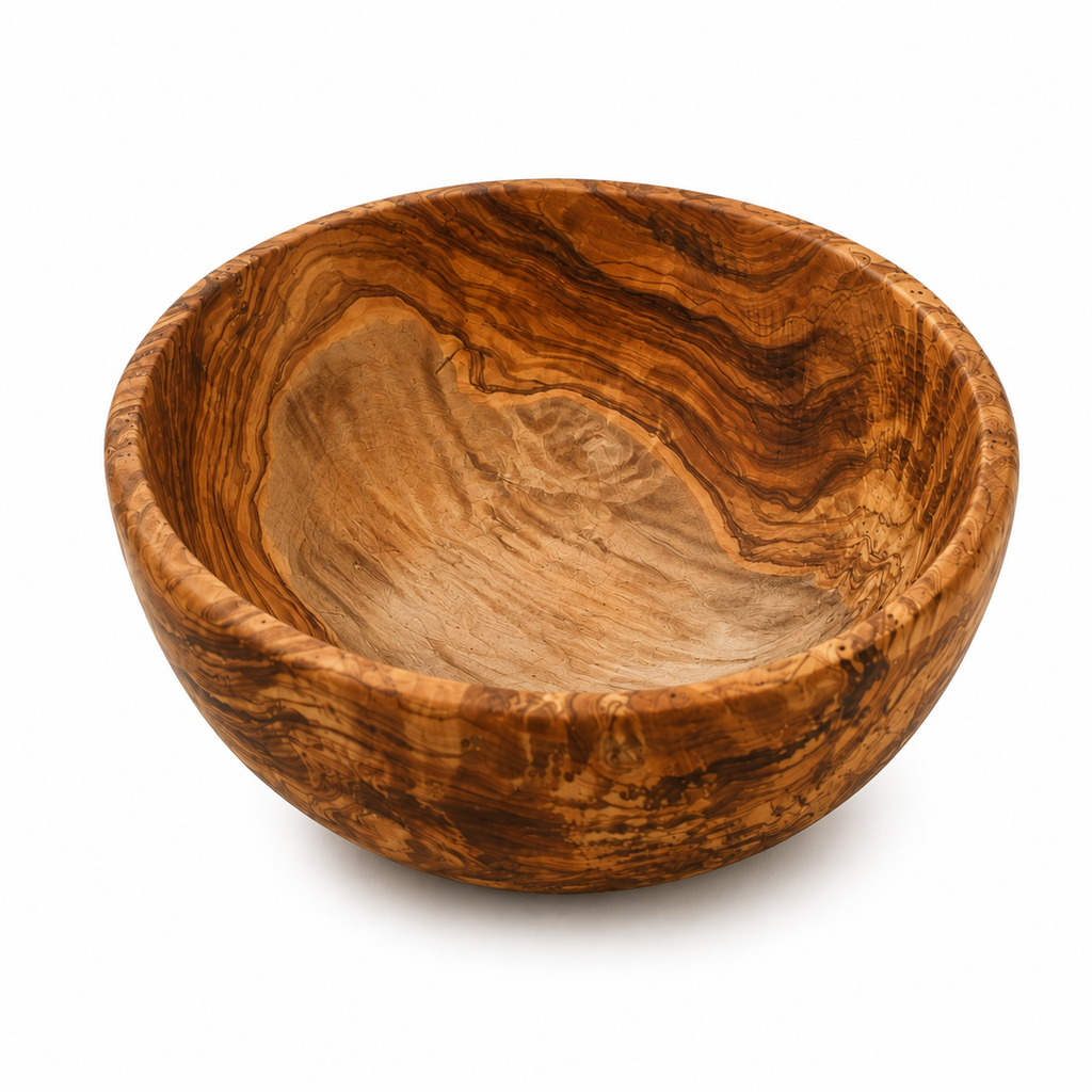 Olive Wood Salad Bowl
