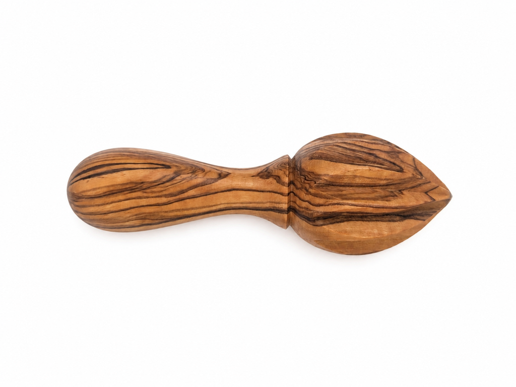 Olive Wood Lemon Squeezer – Handcrafted, Natural & Built to Last