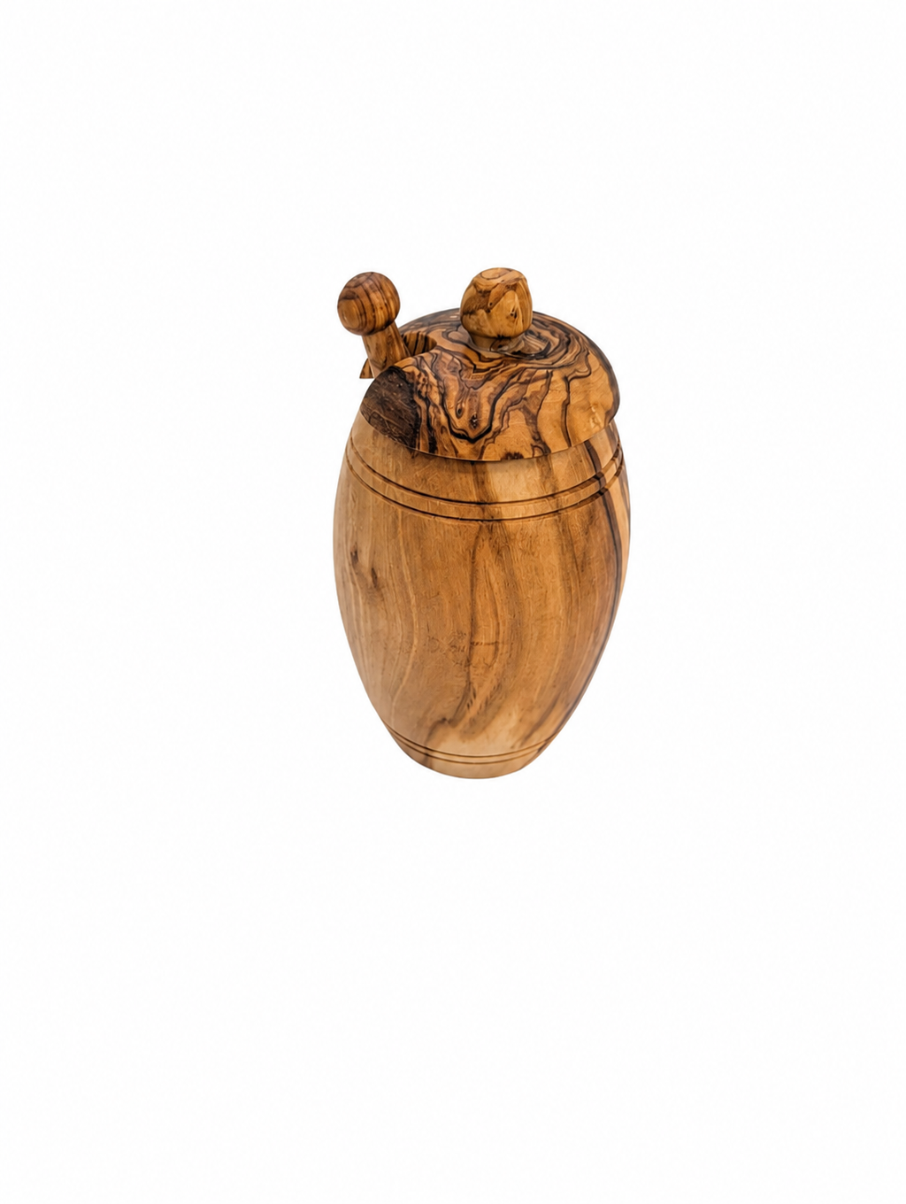 Olive Wood Honey Pot