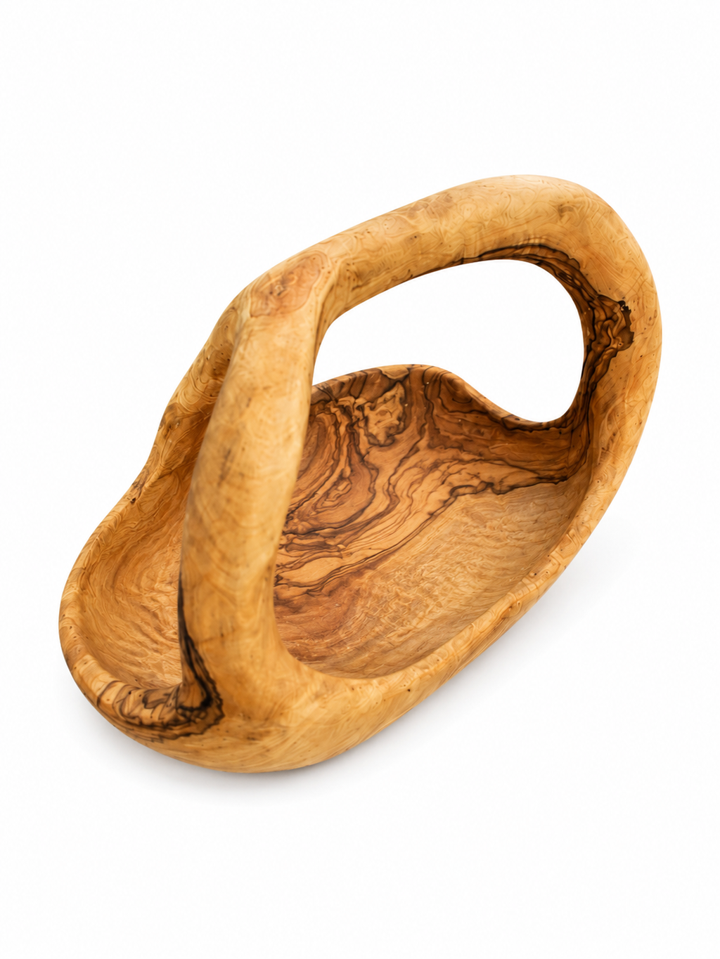 Olive Wood Fruit Basket